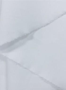 白衬衣面料50支精梳棉白色衬衫布料哑光不透全棉素色府绸服装布料