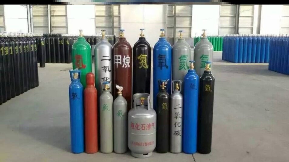 便携式空瓶小型氧气瓶钢瓶15l配件无缝充气瓶氮气瓶氦气瓶20l国标