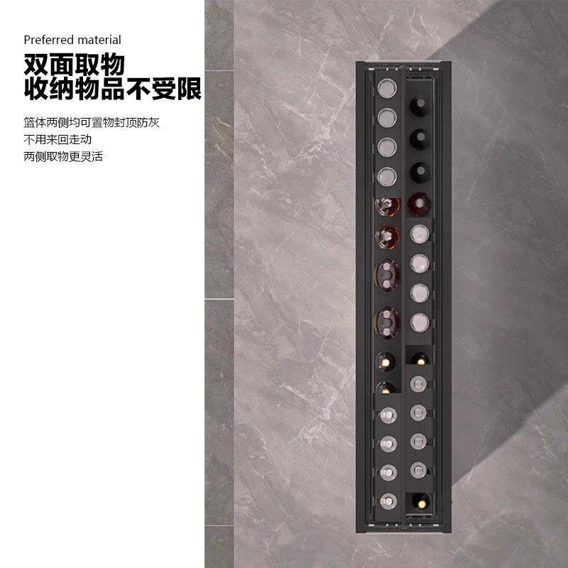 桌上岛台电动升降机拉篮电机改造橱柜调味料储物架隐形收纳红酒柜