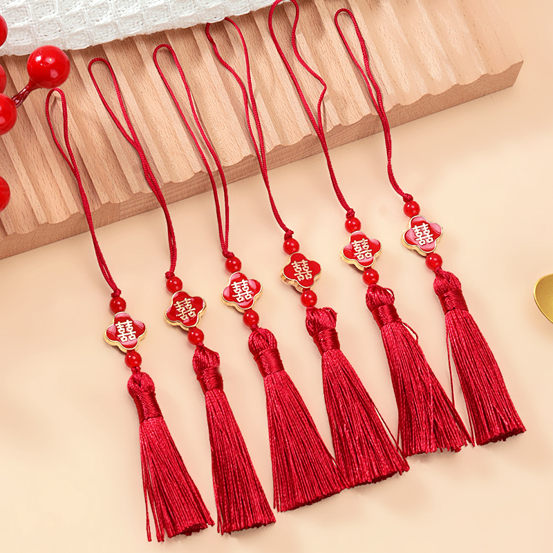 结婚装饰红色流苏穗子