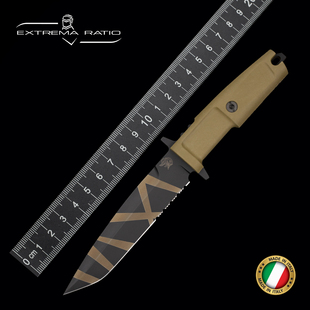 意大利进口ExtremaRatio极端武力校官N690不锈钢战术野营户外直刀