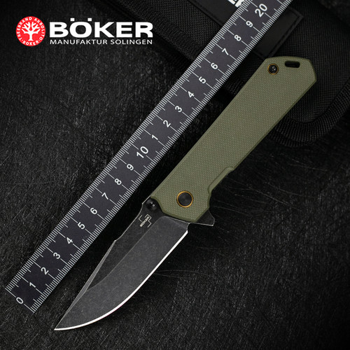 boker博克D2钢EDC折叠刀德国进口