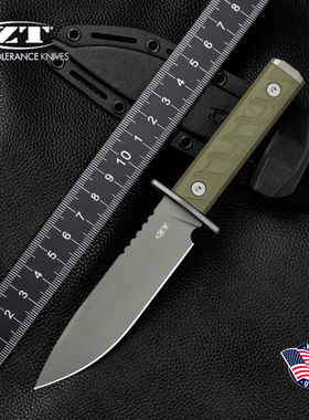 美国进口Zero Tolerance零误差ZT0006户外战术野营防身装备3V直刀