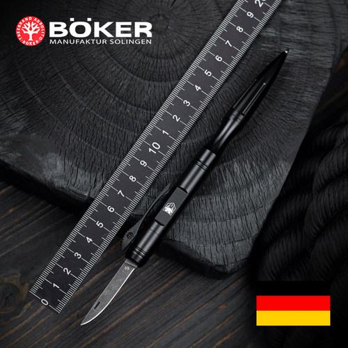 德国BOKER不锈钢EDC战术笔多功能