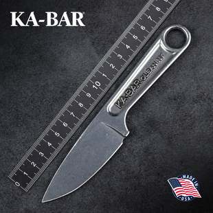 美国进口正品KA-BAR卡巴不锈钢1119怀旧复古扳手刀户外便携小直刀