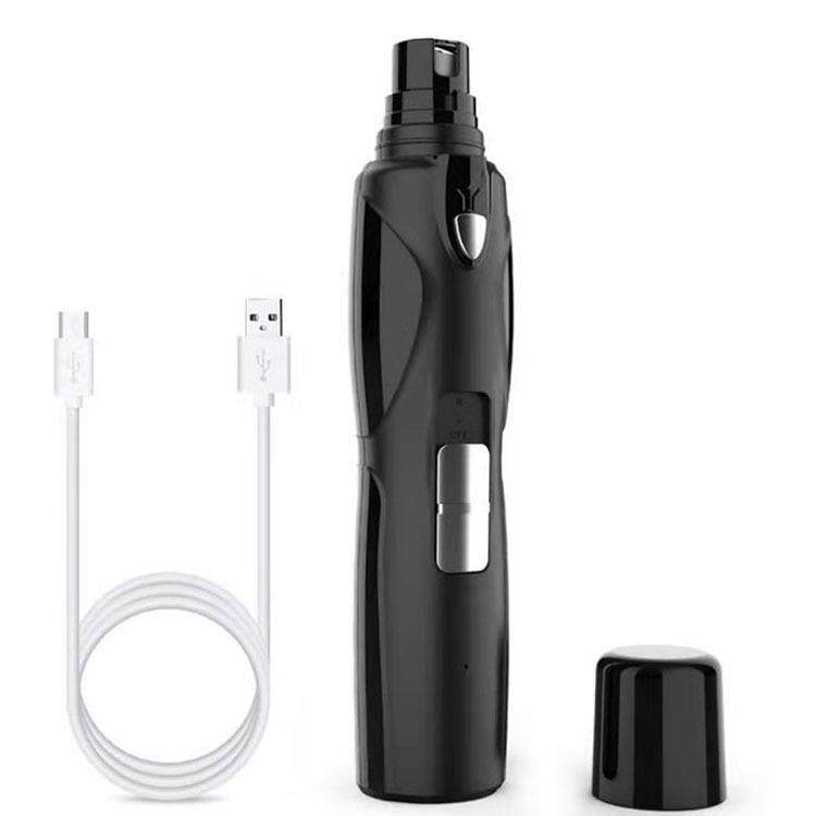 宠物自动磨甲器LED点触二档带灯修甲剪猫狗指甲钳电动修甲器