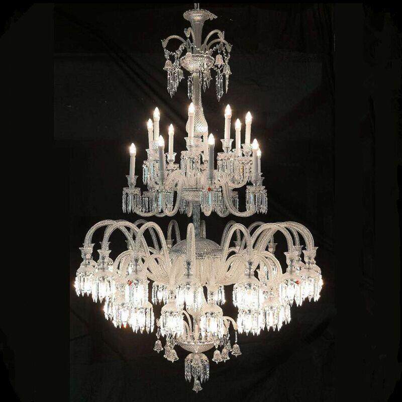 欧式客厅水晶吊灯复式楼梯大吊灯奢华大气别墅酒店大堂led吊灯具
