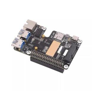树莓派5代PCIe转MiniPCIe4G扩展板带RJ45千兆网口即插即用