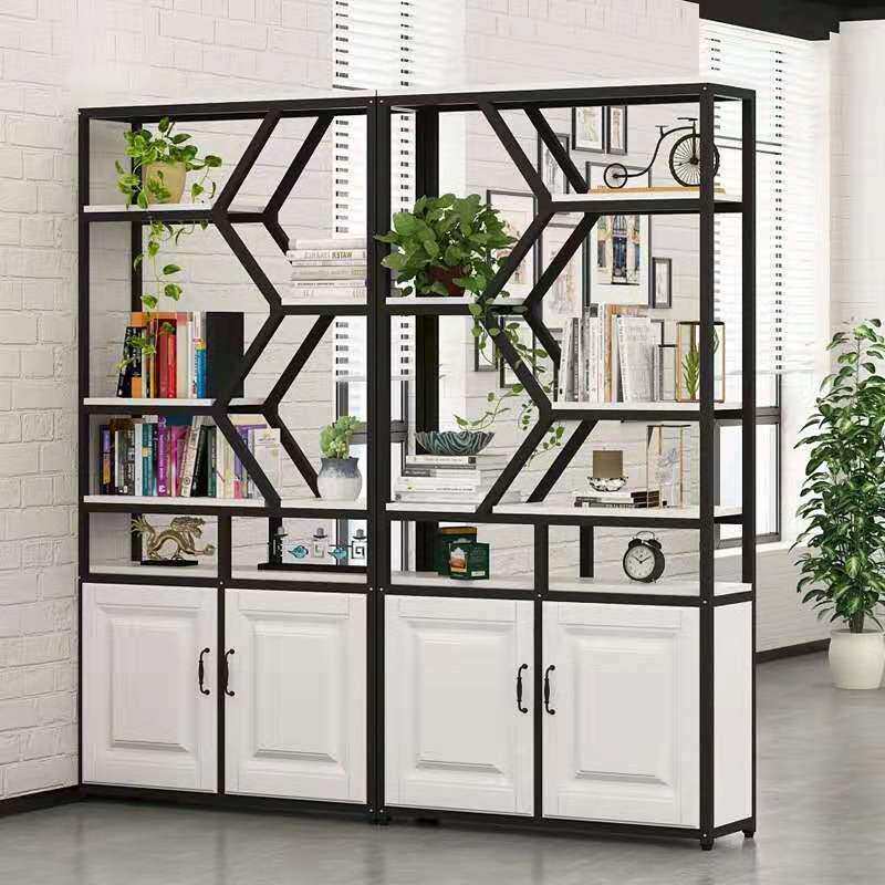 柜展示架餐厅置物架客厅艺铁隔断柜办公室玄关书架屏风公室欧式办
