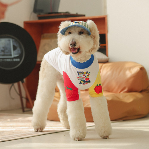 美式复古中大型犬狗狗衣服春夏薄