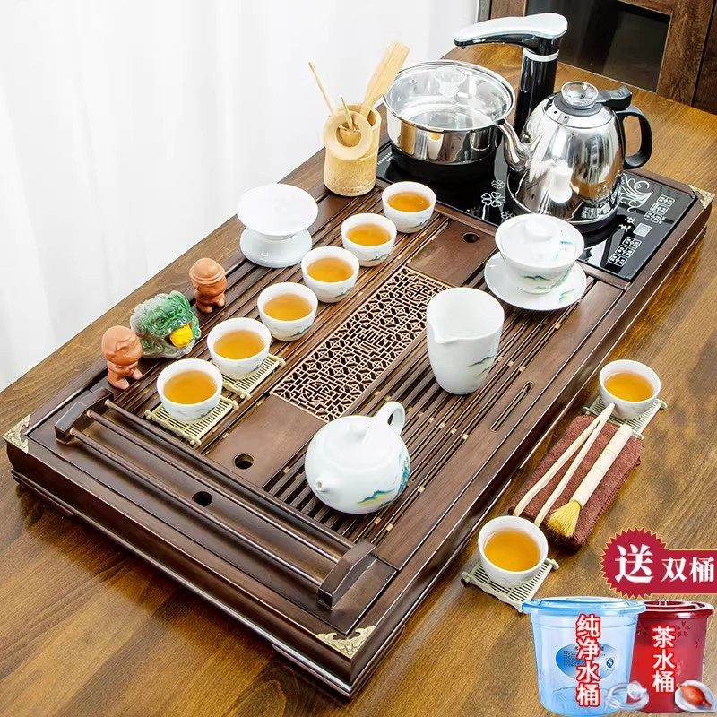 茶具套装家用客厅整套全自动喝茶一体办公室功夫泡小茶台茶盘简约,餐饮具,整套茶具,淘宝优惠券,粉丝福利购,淘宝优惠卷