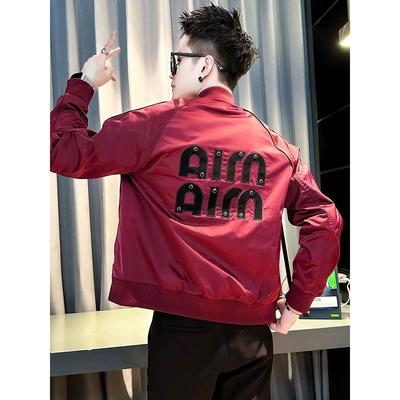 男士网红潮流夹克痞帅棒球服男装上衣2025春秋季新款潮牌外套衣服