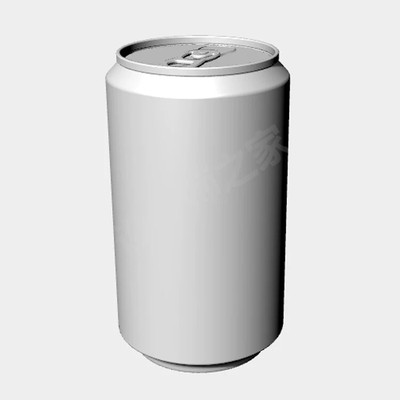 易拉罐可乐罐犀牛3D模型建模渲染 Rhino/C4D/3dmax/MAYA设计素材