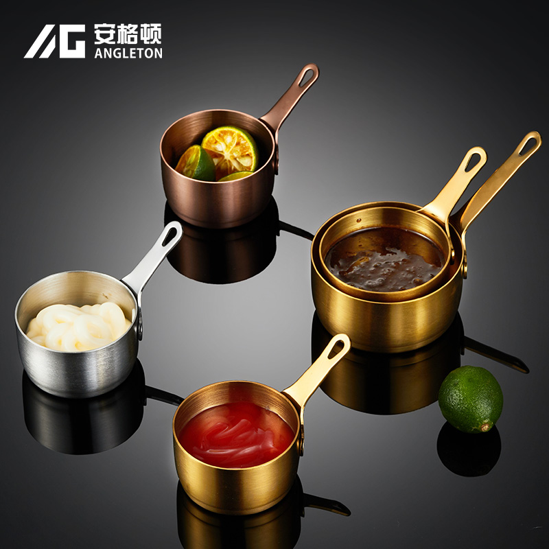 304不锈钢酱料碟家用西餐黑椒