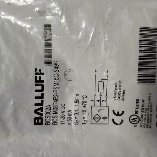 BCS002A BCS M08T4E2-PSM15C-S49G 巴鲁夫工控接近传感器议价维修