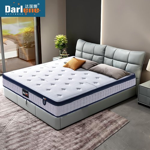 五酒店乳胶床垫独立弹簧床垫公寓床垫可卷包压缩乳胶床垫