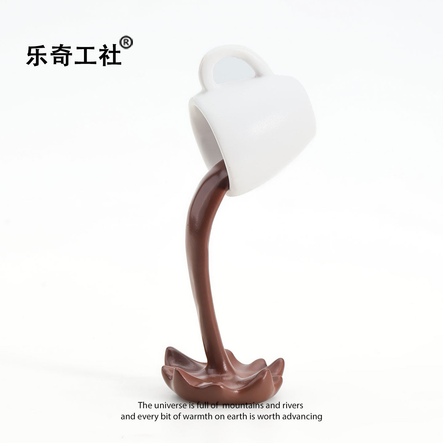 打翻的卡布奇诺~创意咖啡杯立体摆件桌面装饰品创意恶搞摆件送礼,家居饰品,桌面摆件,淘宝优惠券,粉丝福利购,淘宝优惠卷
