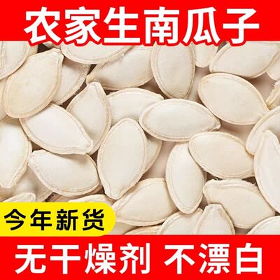 【净重无干燥剂】精选生南瓜子新货中片/大片1-5斤装不漂白无添加