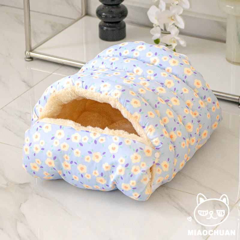 封闭式冬季防寒保暖安全感猫窝