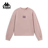 女长袖 针织套头衫 上衣 秋季 Kappa卡帕背靠背运动卫衣女2025新款