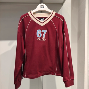 卡帕背靠背Kappa女子2026春款 运动休闲卫衣K0G22WT04