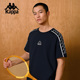 男纯棉休闲t恤串标透气上衣 运动短袖 Kappa卡帕背靠背2025新款 夏季