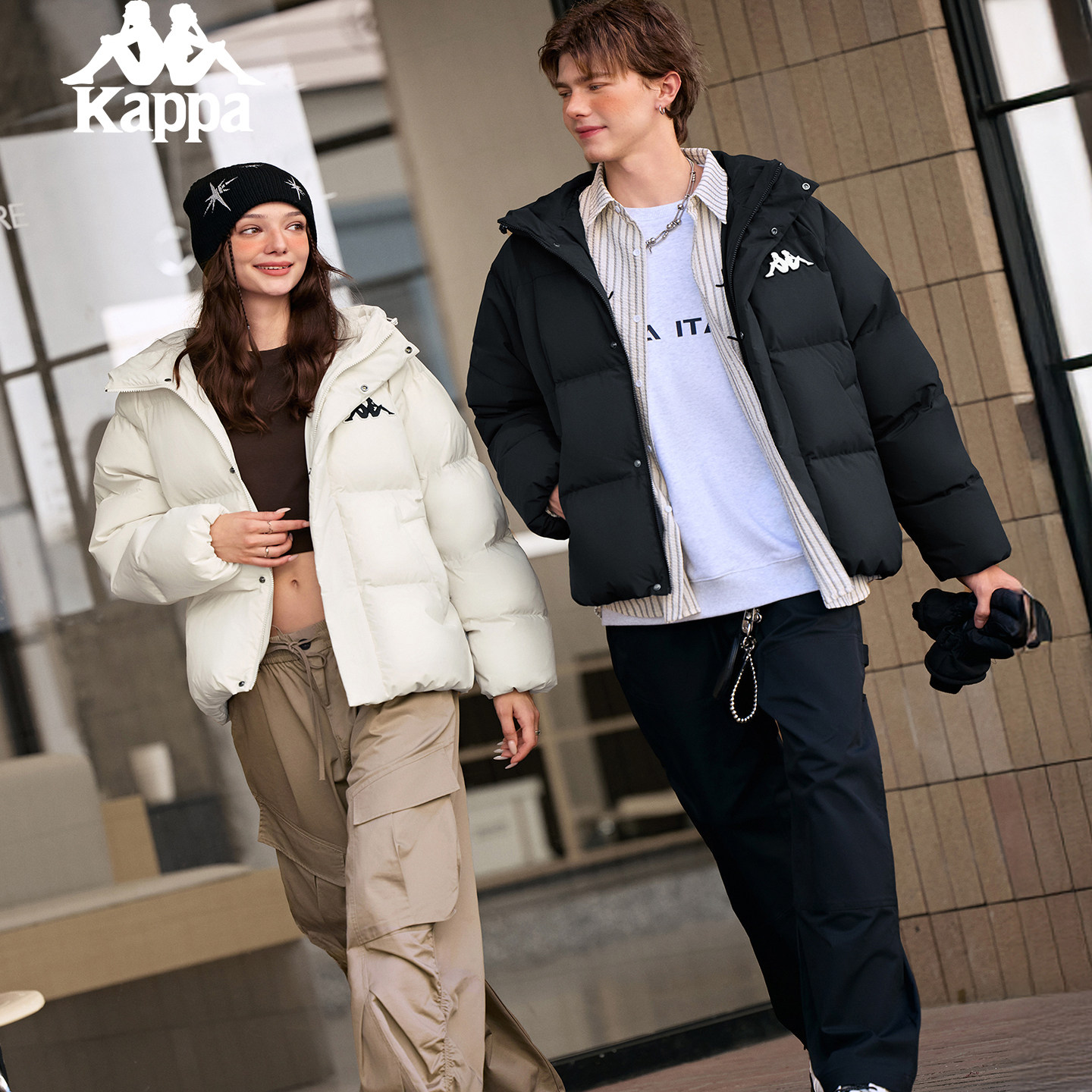 Kappa卡帕背靠背运动羽绒服女2025新款冬季保暖潮流百搭外套男款,运动服/休闲服装,运动羽绒服,淘宝优惠券,粉丝福利购,淘宝优惠卷