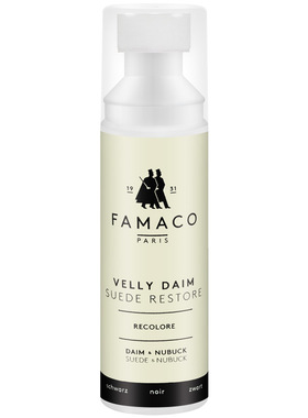 FAMACO绒面翻新补色剂麂皮磨砂皮补色护理黑色磨砂液黑色绒皮鞋油