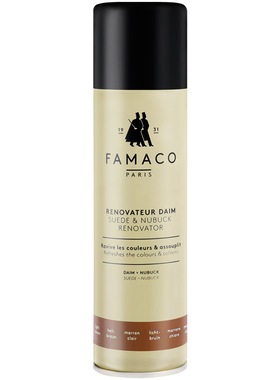 法国进口FAMACO磨砂皮 反绒皮着色喷剂 绒面翻新补色护理喷剂