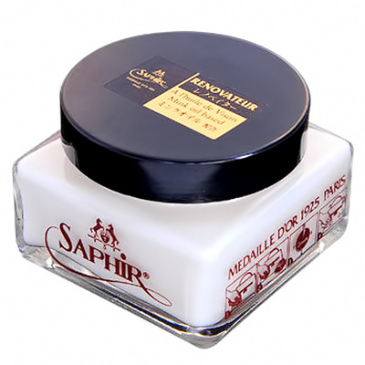 SAPHIR莎菲雅黑金RENOVATEUR滋润霜RENO清洁保养护理油皮鞋鞋乳