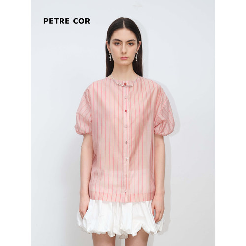 PETRECOR官方店分割式宽松短袖