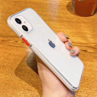 简约透明iPhone11Pro手机壳适用苹果12硅胶xsmax全包软壳xr创意xs