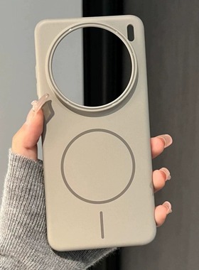 钛灰色Magsafe细圈磁吸适用vivoX200手机壳新款x200pro肤感磨砂超薄x200promini保护套x200por轻薄PC硬外壳
