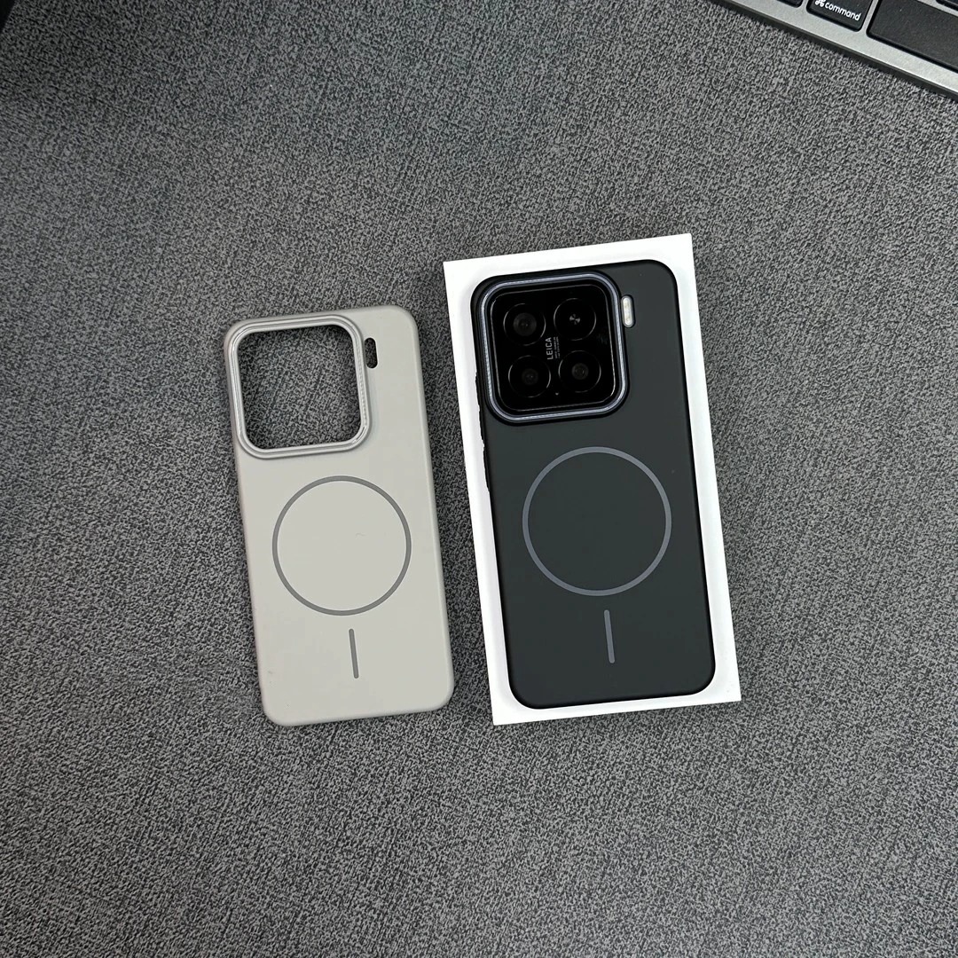 适用小米15pro/14/13简约手机壳小米14Pro新款细磁吸圈13磨砂肤感简约xiaomi超薄保护套全包防摔15防滑防指纹