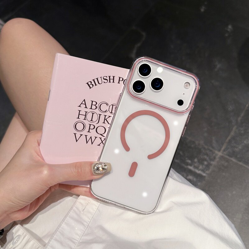 适用iPhone17promax高透手机壳苹果16pm超薄磁吸15简约高级感透明14时尚不发黄13/12全包新款17Air防摔保护套