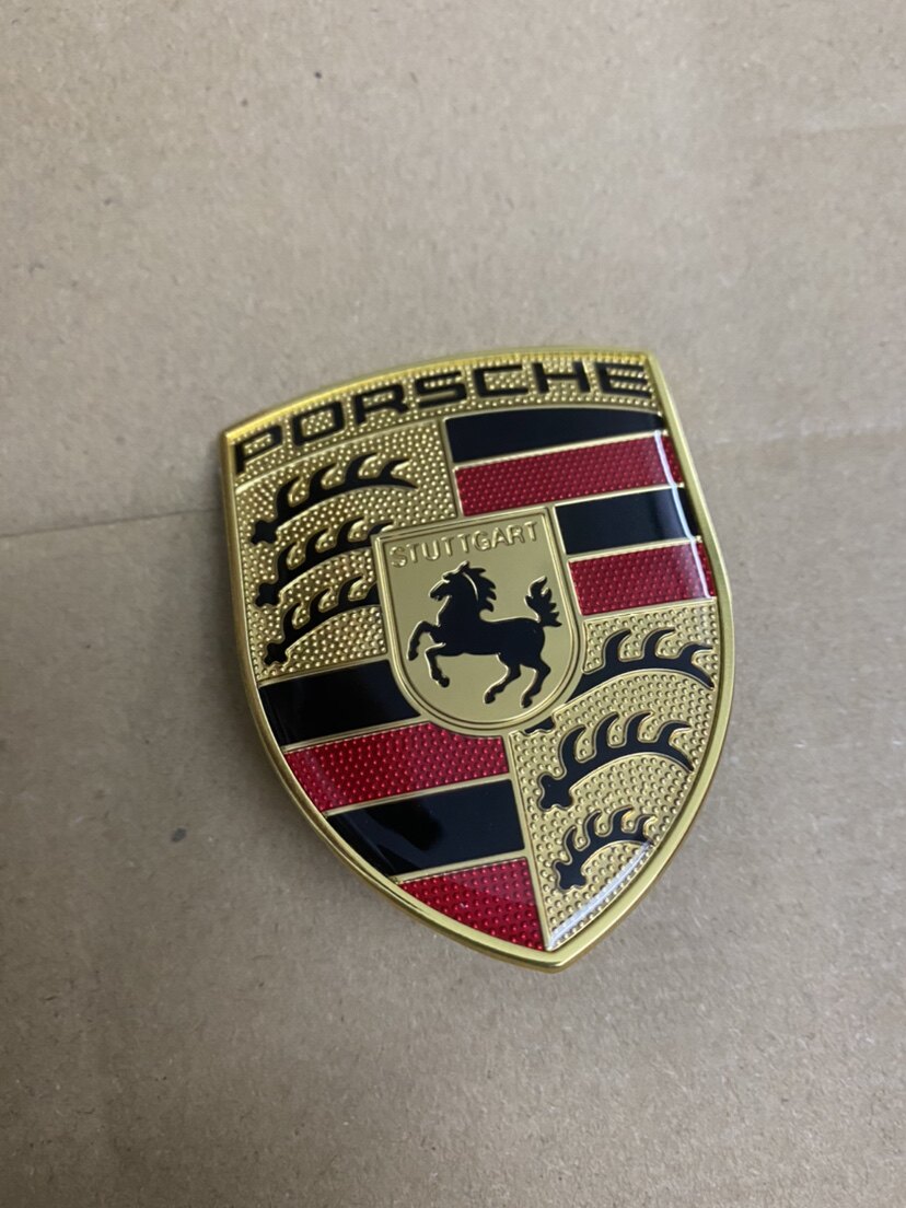 원래 포르쉐 자동차 커버 라벨에 적합 CAYENNE MACAN PANAMERA 718TAYCAN911 전면 컬러 라벨