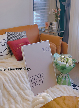 Typesetting北欧简约字母装饰画客厅沙发背景墙壁画卧室床头挂画