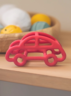 食品级硅胶牙胶车宝宝磨牙棒咬咬乐FDA silicone teething toy
