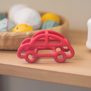 食品级硅胶牙胶车宝宝磨牙棒咬咬乐FDA silicone teething toy