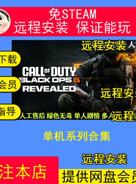 远程安装使命召唤16/17/18/19/20/21合集14COD单机游戏免steam