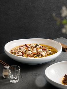 腌鱼水煮鱼大盆碗私人会所高端酒店餐具水煮肉片盆猫雪王专用碗