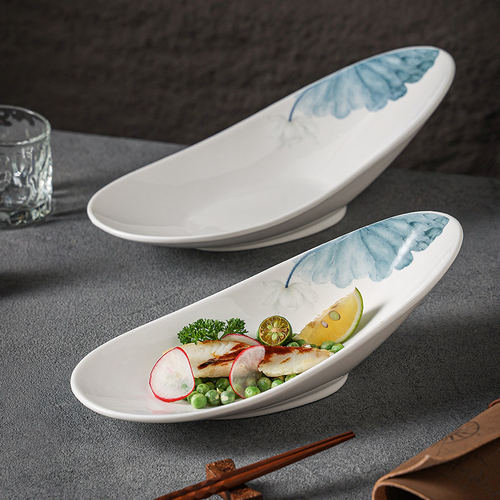 不规则盘子中式菜盘酒店高档商用