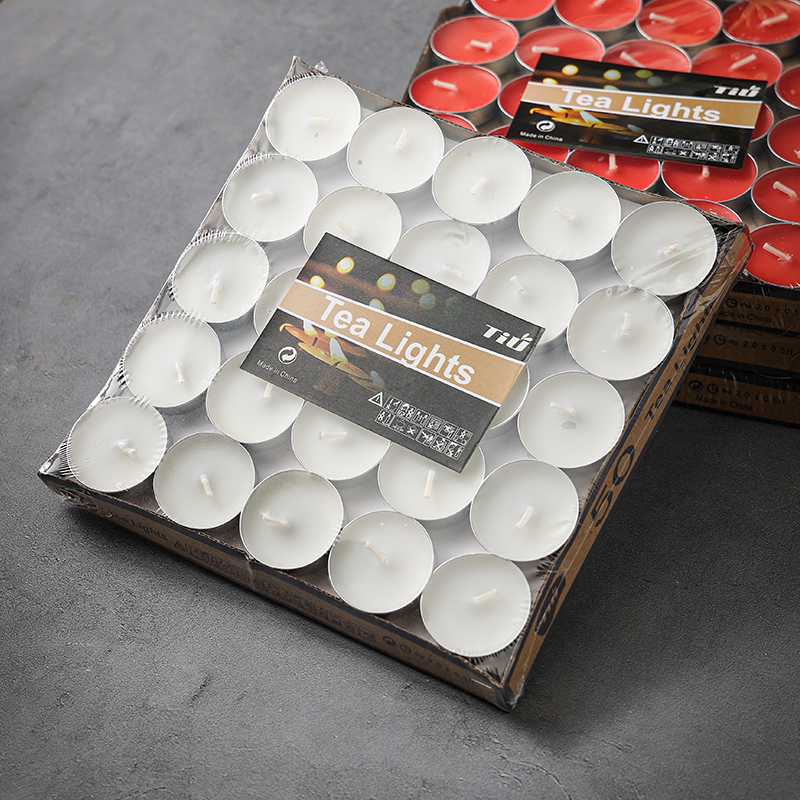 环保无烟茶蜡1.5-2小时小蜡烛保温加热煮茶香薰蜡烛浪漫生日圆形