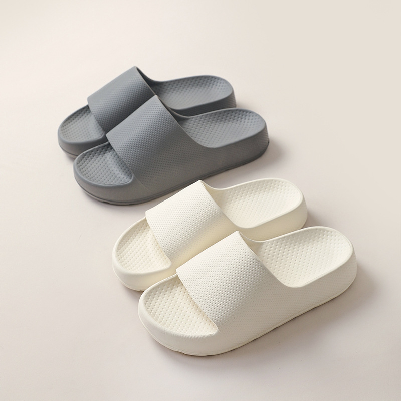 日本厚底凉拖鞋女夏季外穿踩屎感室内家居浴室防滑防臭男情侣EVA