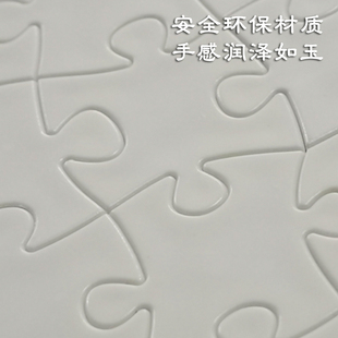 纯白地狱5000片塑料拼图10级烧脑超高难度成人整蛊儿童玩具礼物