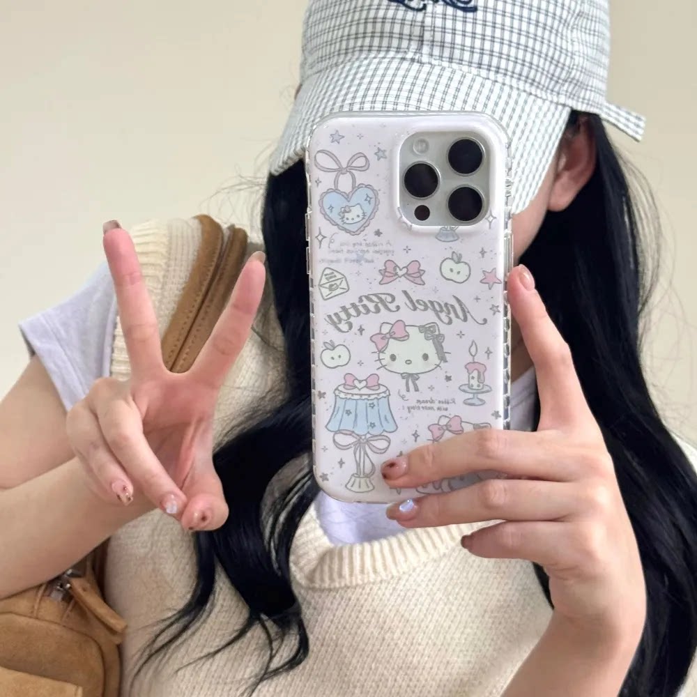 蛋糕台灯KT猫iPhone17ProMax羽纱手机壳13/14plus华为16/15Pro红小米7/8网红爆款11/12荣耀x/xs/xr防摔保护套