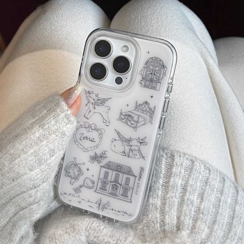 复古精致小羊小众创意防摔保护套