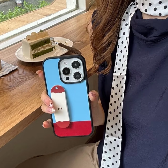 蓝红撞色苹果核iPhone17ProMax肤感手机壳13/14plus磨砂16/15Pro创可贴支架11/12pro博主同款x/xs防摔保护套,3C数码配件,手机保护套/壳,淘宝优惠券,粉丝福利购,淘宝优惠卷