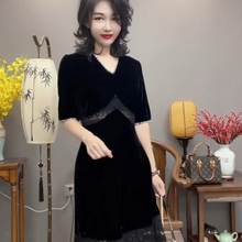 2025早秋新款时尚显气质瘦高端洋气百搭上衣薄款减龄女装连衣裙