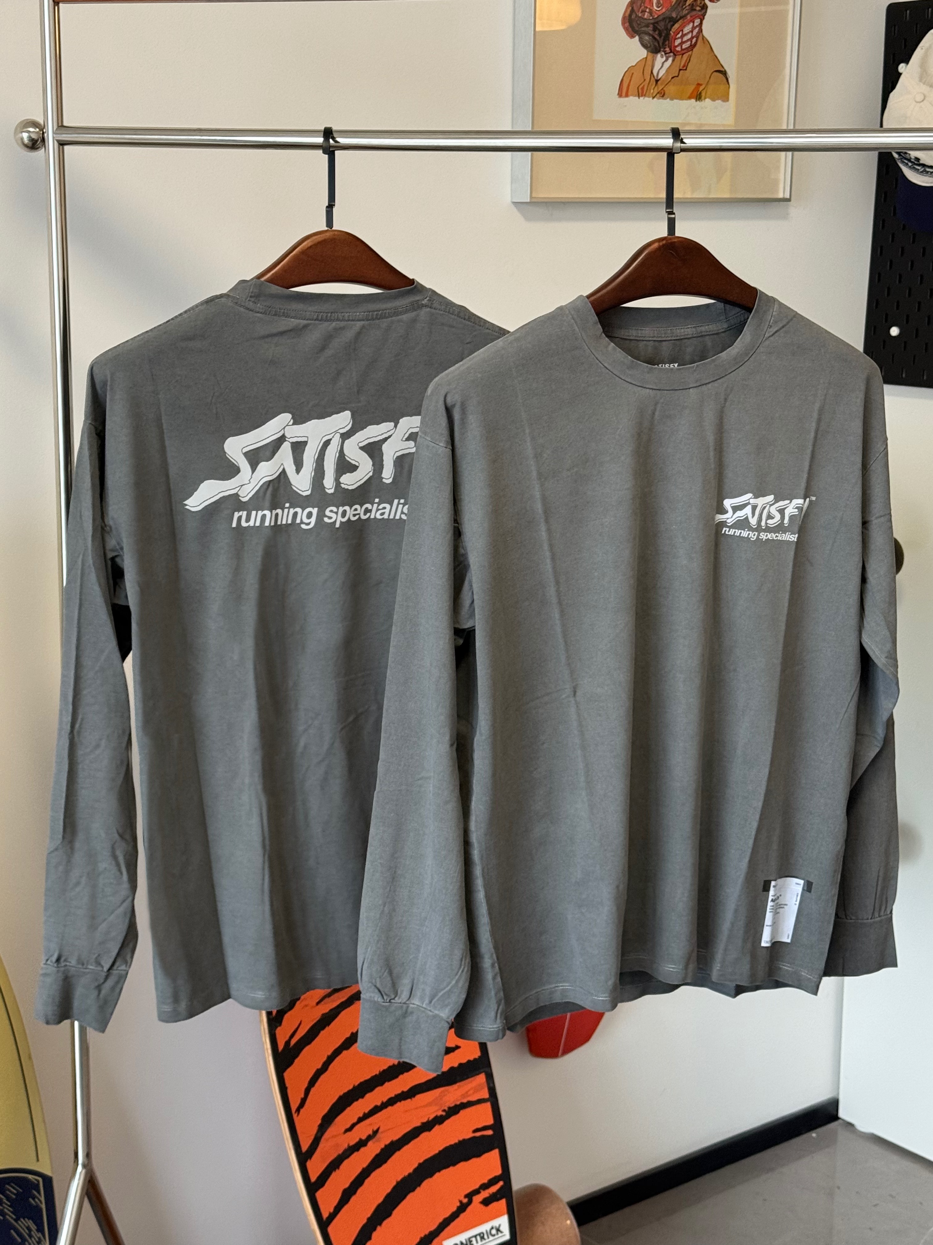 thumbnail for Satisfyrunning Batik Sunscreen Outdoor Sports Jogging Long-Sleeved Quick-Drying T-Shirt with Logo on the Back